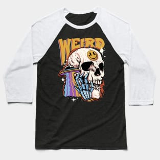 Weird Skull Baseball T-Shirt